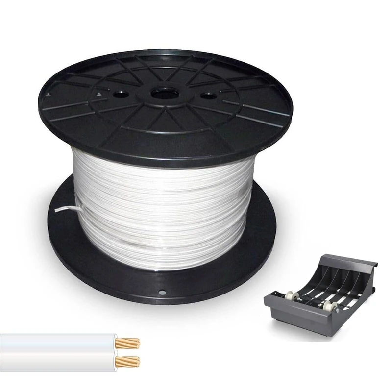 Sediles Parallel Cable White 2 x 1 mm 400 m Coil - Brand: Sediles - EAN: 8435734703996