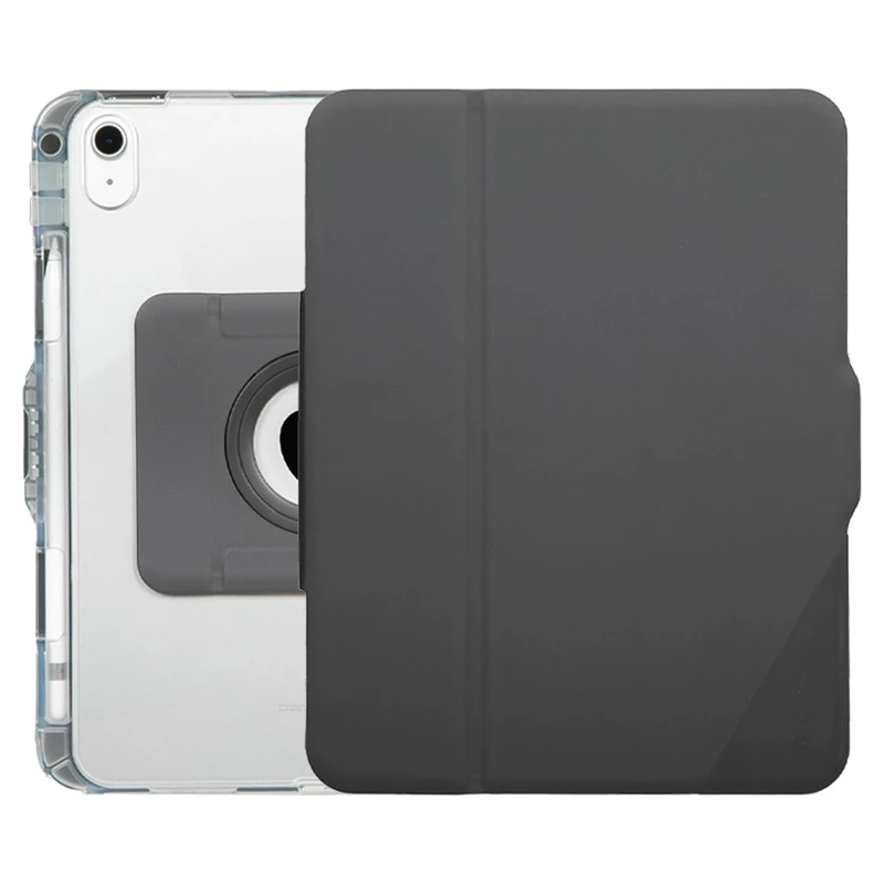 Targus VersaVu Clear Case for iPad 10.9" | 360° Rotating Stand, Slim Transparent Protective Case, Scratch-Resistant, Travel & Everyday Use, Lightweight & Durable