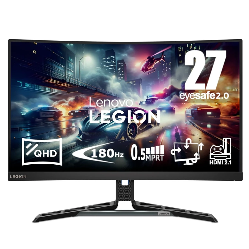 Lenovo Legion R27qc-30 27" QHD Monitor - 180Hz 0.5ms, Speakers