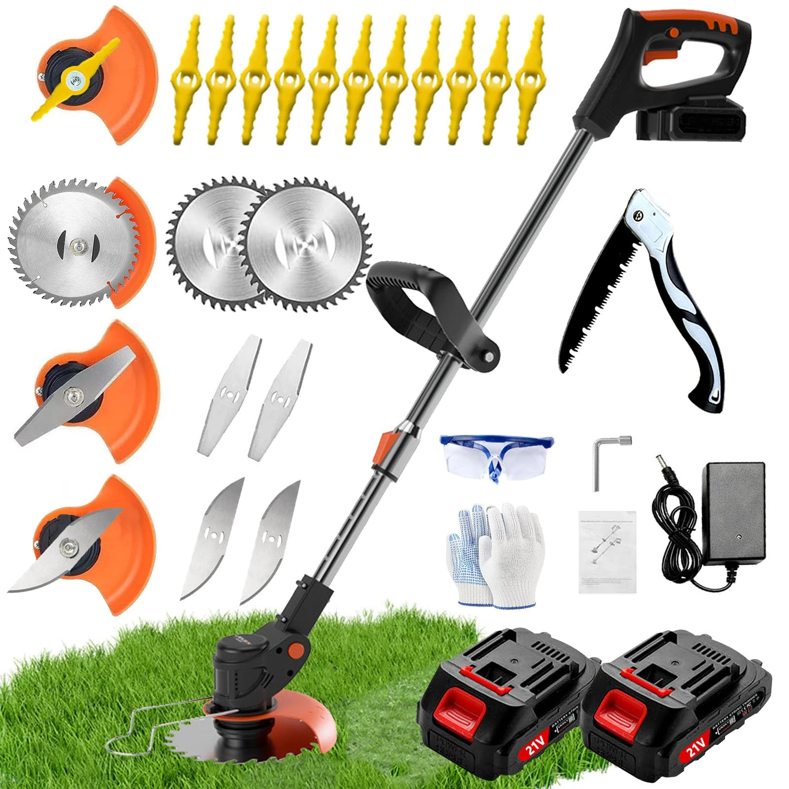 Hejunry Battery Powered Brush Cutter