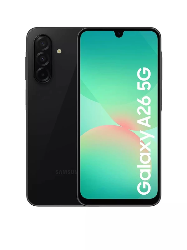 Samsung Galaxy A26 5G 8GB-256GB Negro (Black) Dual SIM A266 - [Italian, Hungarian, Polish, Romanian, Austrian, Swiss version]