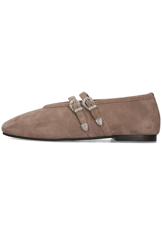 Melvin & Hamilton Emily 5 Women's Ballet Flats, Taupe, 5 UK