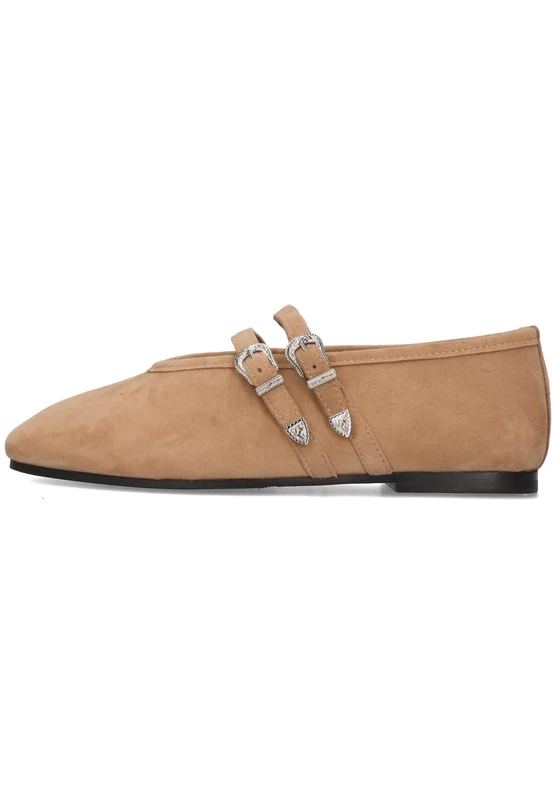 Melvin & Hamilton Emily 5 Women's Ballet Flats, Beige, 7 UK