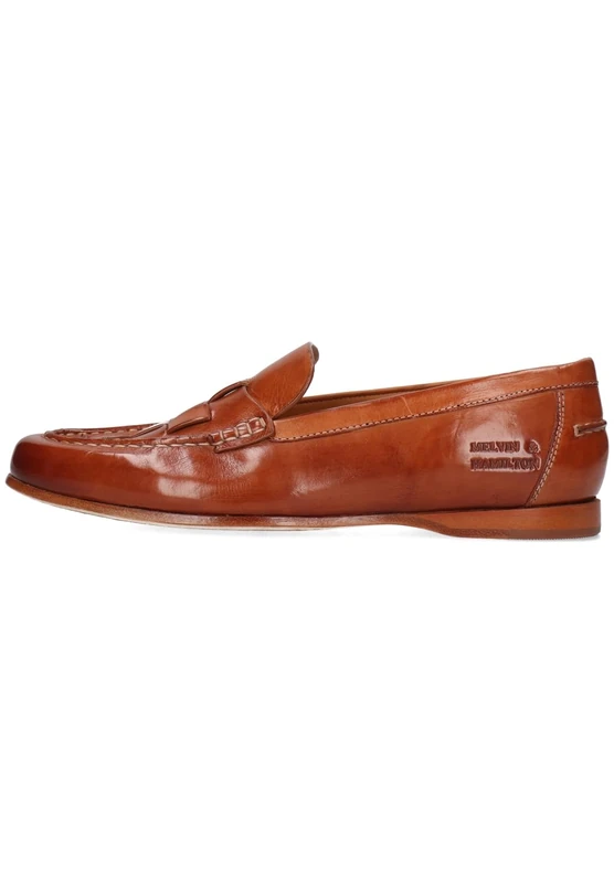 Melvin & Hamilton Women's Julietta 4 Crust Tan Loafer Flat, Brown, 6.5 UK