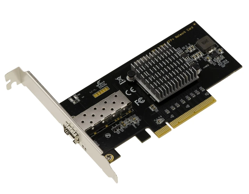 KALEA-INFORMATIQUE PCIe x8 10G Fiber Network SFP+ Controller Card with Intel 82599 X520 Chipset