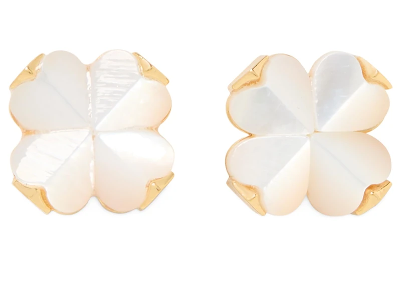 Kate Spade New York Spade Flower Studs, Mother Of Pearl