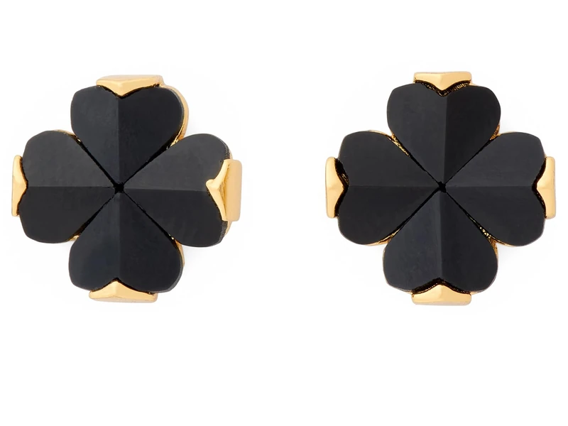 Kate Spade New York Spade Flower Stud, Black