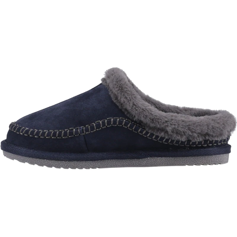 Hush Puppies Female Anika Slipper, Navy, 6