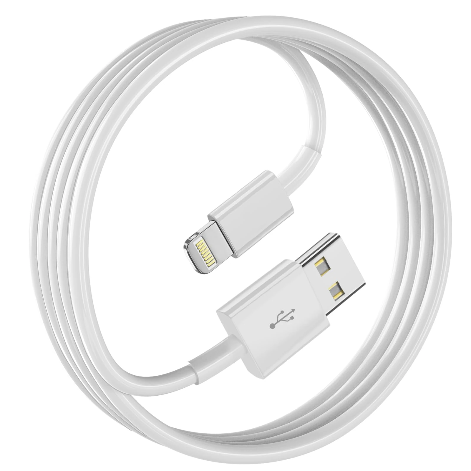 iPhone Charger Cable 6ft/1.8M, [Apple MFi Certified] Lightning Cable Fast Charging iPhone Cable Lead for iPhone 14 13 12 11 Pro Max XS XR X 8 7 6 Plus SE And More (1.8M 1Pack)