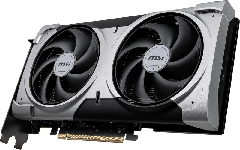 MSI GeForce RTX 5060 Ti 16G VENTUS 2X OC PLUS Graphics Card - RTX 5060 Ti GPU, 16GB GDDR7 (28Gbps/128-bit), PCIe 5.0 - DUAL-Fan Thermal Design (2 x STORMFORCE FAN) - HDMI 2.1b, DisplayPort 2.1b