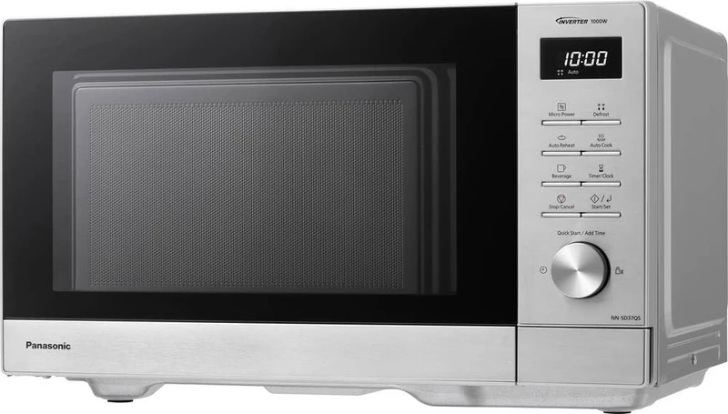 Panasonic NN-SD37QSEPG Microwave Oven 29 L 1000 W Automatic Defrost 11 Automatic Programs, Timer, Silver and Stainless Steel - Image 1