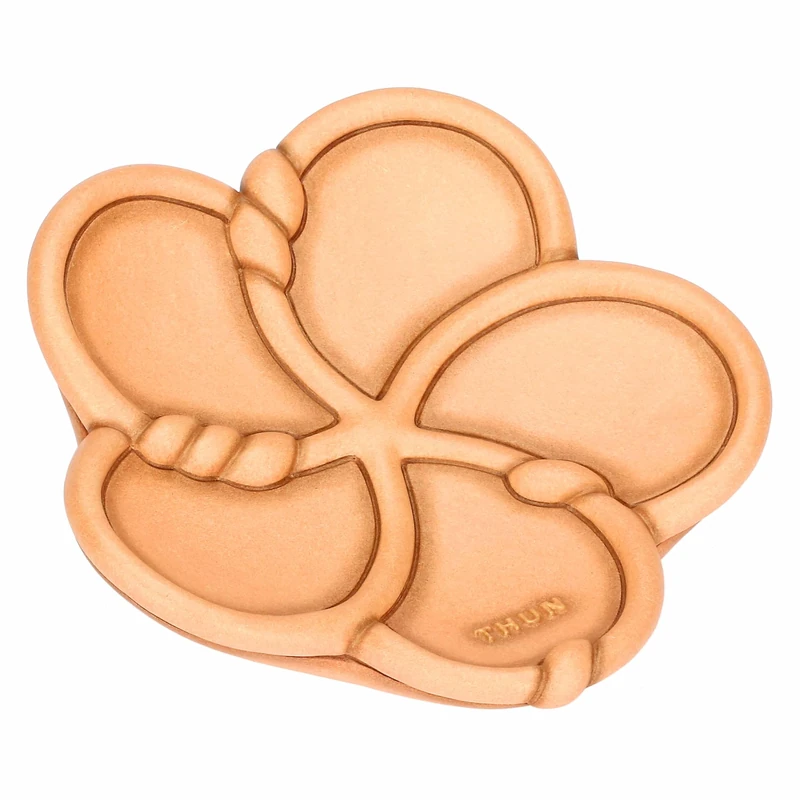 THUN - Twist Tile Medium - Ceramic - Spring Garden Collection - 15 x 15 x 4 cm