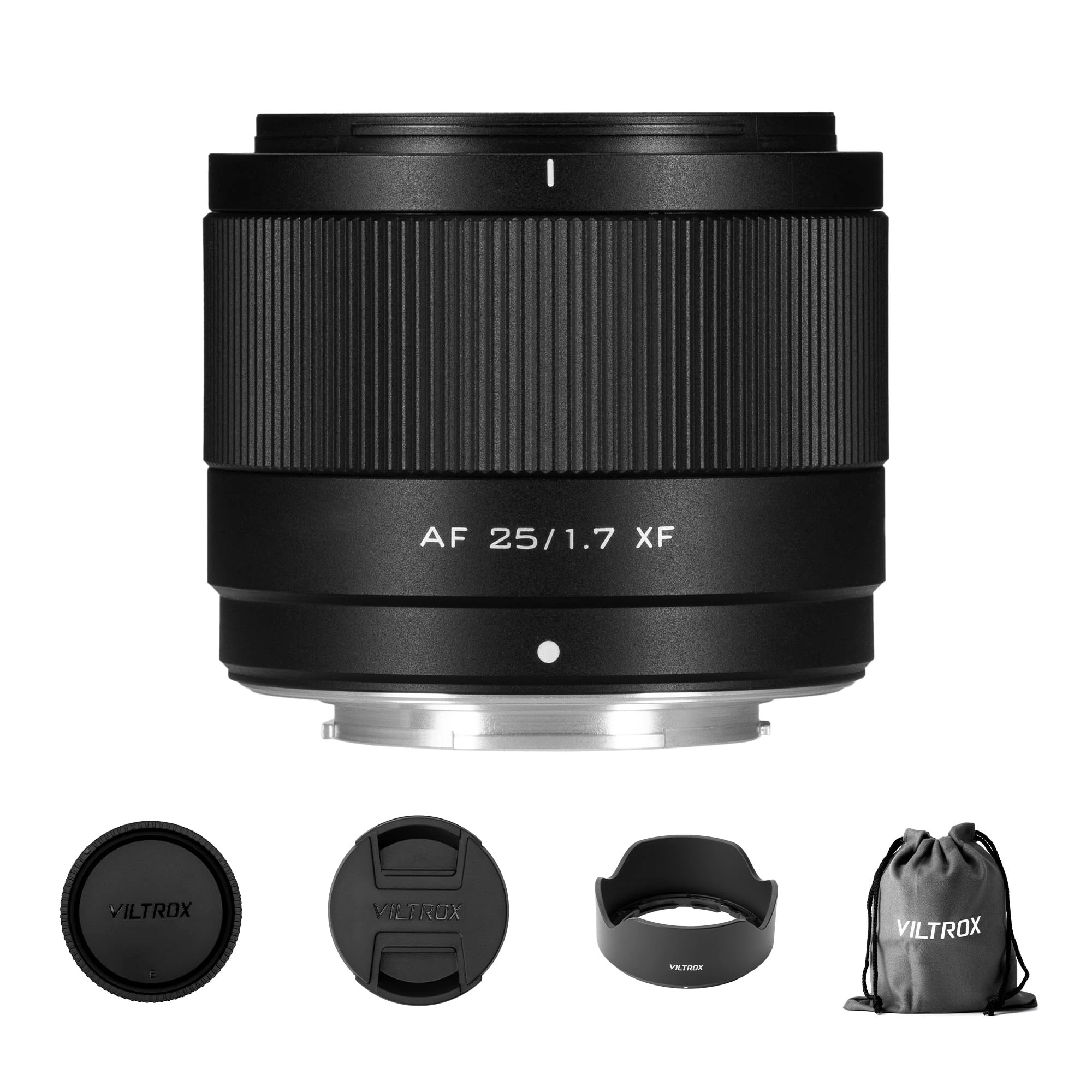 VILTROX 25mm f/1.7 XF Lens for Fuji X, Large Aperture STM Auto Focus Lens Compatible with Fujifilm X-Mount Cameras X-T5 X-T4 X-T30 II X-S10 X-T200 X-T30 X-T20 X-H1 X-H2 X-T3 X-T100 X-PRO2 X-H1 X-E3