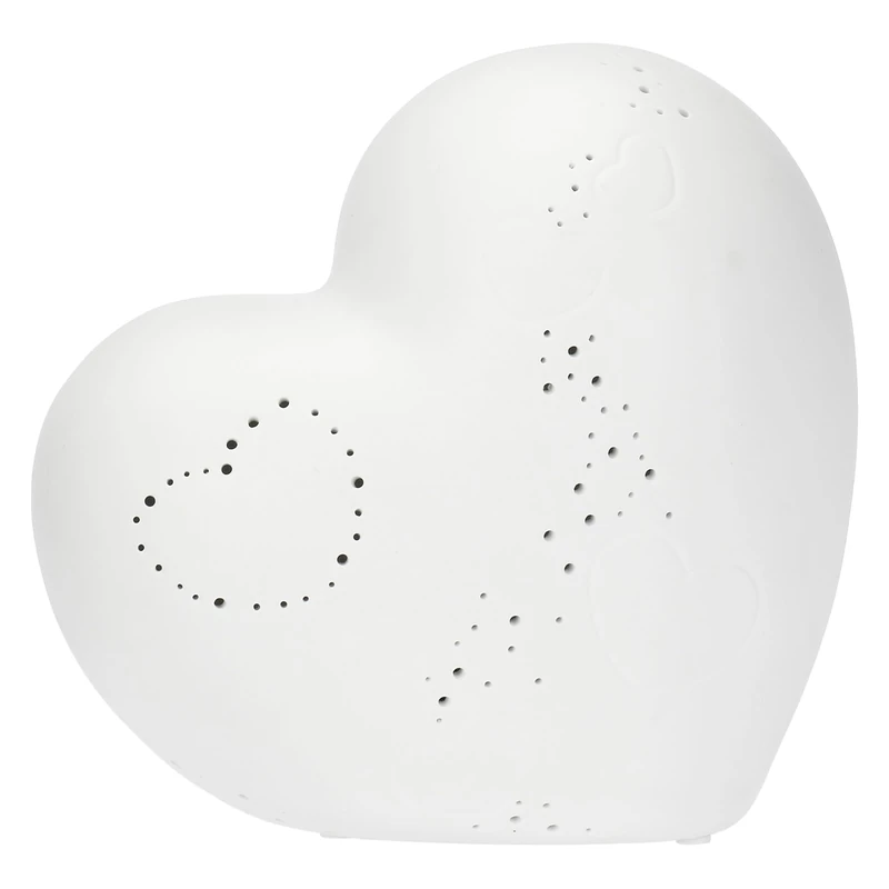 THUN - Heart shaped lamp - ceramic - L'amore Vola Collection - 20 cm h