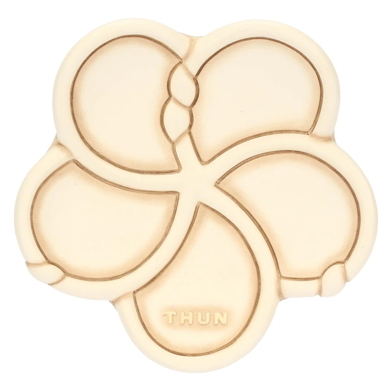 THUN - Twist Tile Small - Ceramic - Spring Garden Collection - 11.2 x 11.2 x 3.8 cm - Image 1