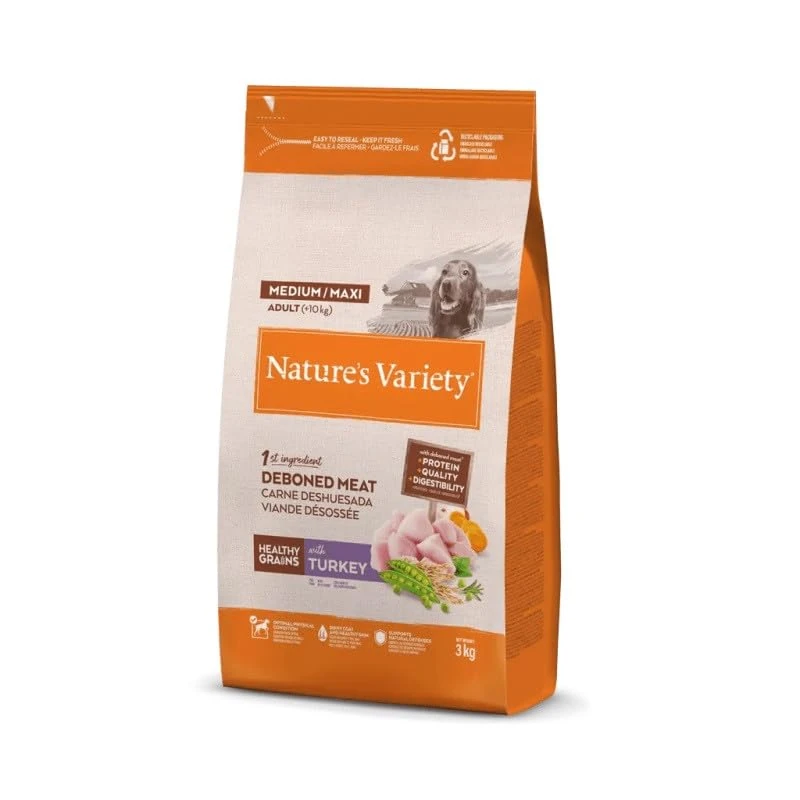 Nature's Variety Dog Healthy Grain Medium Adult Turkey 12kg