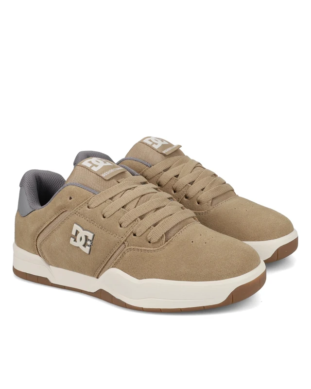 DC Shoes Men Central Sneaker, Tan Offwhite, 6 UK - Image 1