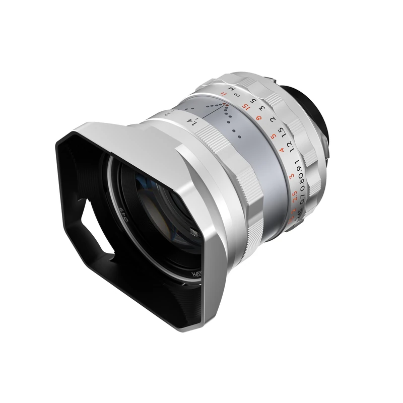 THYPOCH Full Frame Photography Lens Simera 35 mm f1.4 for Leica M Mount - Focus Tab - Type II - Silver
