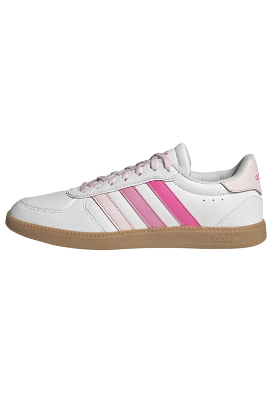adidas Women's BREAKNET Sleek Shoes, FTWR White/Clear Pink/Bliss Pink, 7 UK