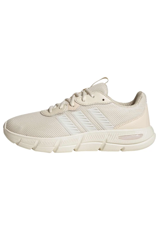 adidas Women's Cloudfoam Flex Laces Shoes, Wonder White/Off White/FTWR White, 6 UK