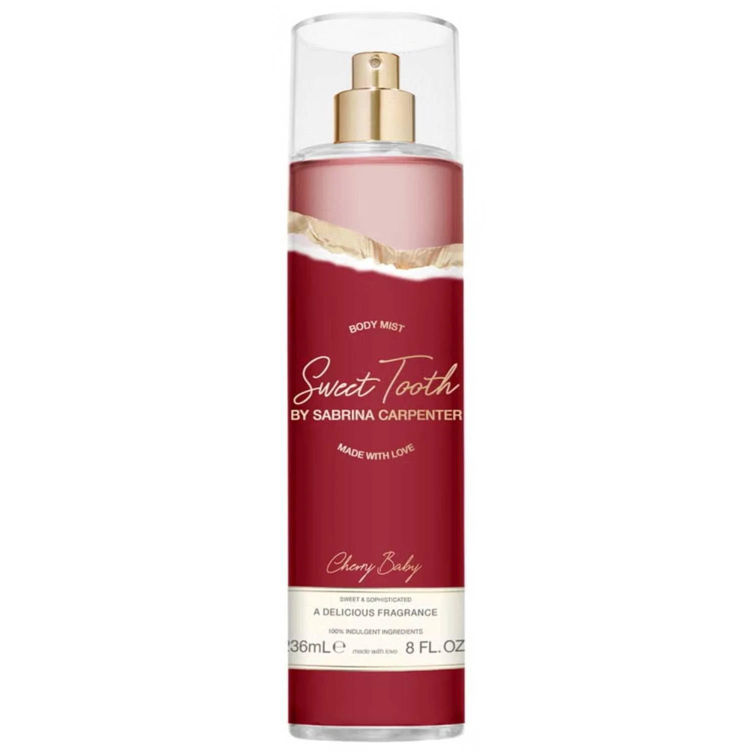 Sabrina Carpenter Sweet Tooth Women's Perfumed Body Water Various Fragrances 236 ml (Cherry Baby)