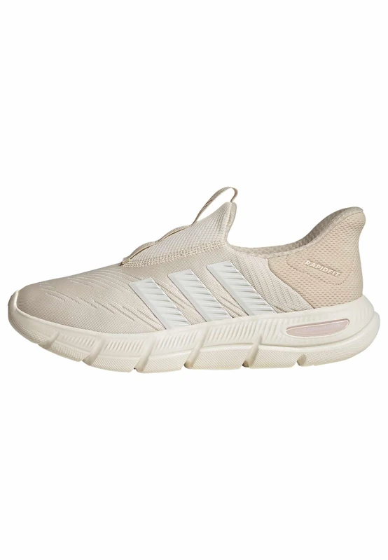 adidas Women's Cloudfoam Flex Slip ON Shoes, Wonder White/Off White/Sand strata, 8.5 UK
