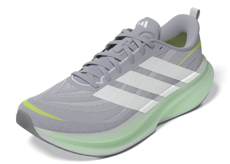 adidas Men's Supernova Glide Running Shoes, Halo Silver/FTWR White/Dash Grey, 11 UK