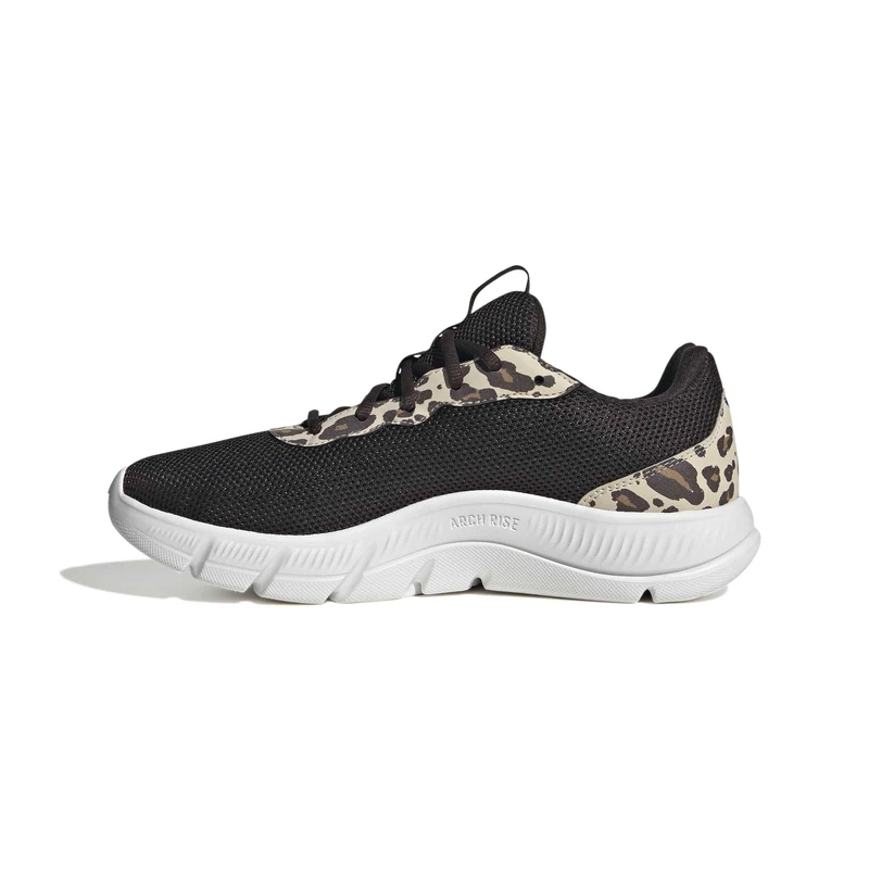 adidas Women's Cloudfoam Flex Elastic Laces Shoes, Aurora Coffee/Crystal Linen/core White, 5 UK