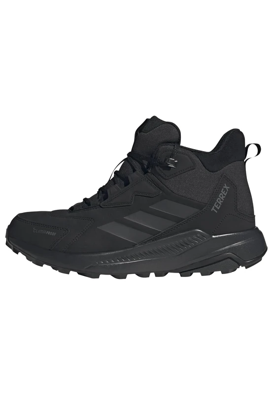 adidas Men's Terrex Anylander Leather Mid Climaproof Hiking Shoes, core Black/Carbon/Grey Four, 9.5 UK