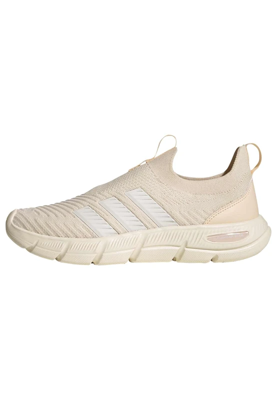 adidas Women's Cloudfoam Flex Sock Shoes, Wonder White/Off White/Bliss Orange, 4.5 UK