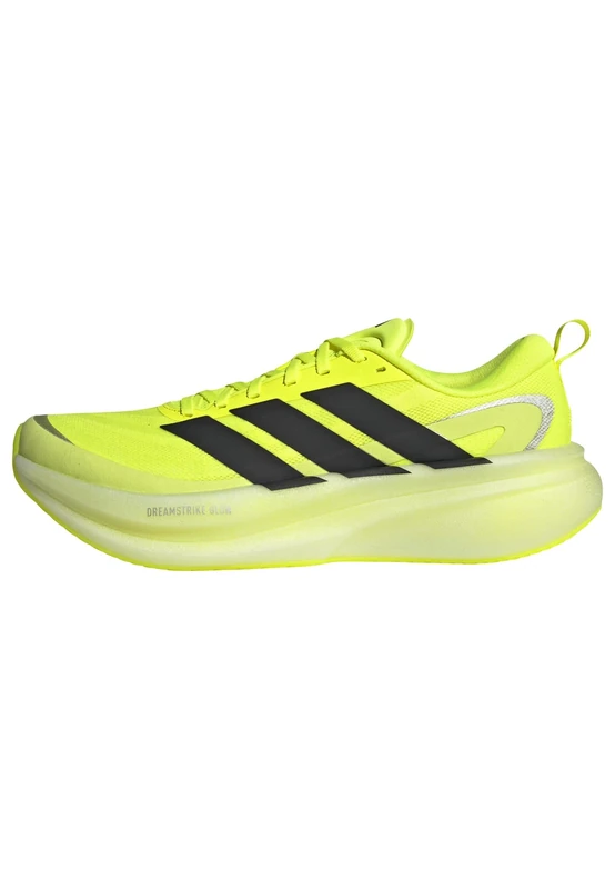 adidas Men's Supernova Glide Running Shoes, Solar Yellow/core Black/Matte Silver, 8.5 UK