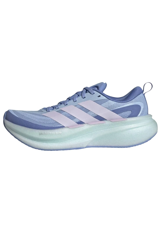 adidas Women's Supernova Glide Running Shoes, Glow Blue/ice Lavender/Blue Fusion, 4 UK