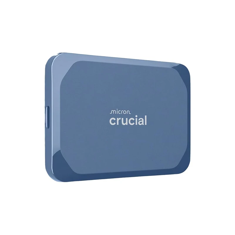 Crucial X10 6TB External Portable SSD Drive - Up to 2100MB/s, USB-C 3.2 Gen2, IP65 Dust and Water Resistant, External Solid State Drive, Matte Blue - CT6000X10SSD9-02