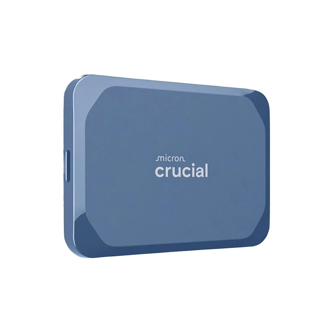 Crucial X10 8TB External Portable SSD Drive - Up to 2100MB/s, USB-C 3.2 Gen2, IP65 Dust and Water Resistant, External Solid State Drive, Matte Blue - CT8000X10SSD9-02