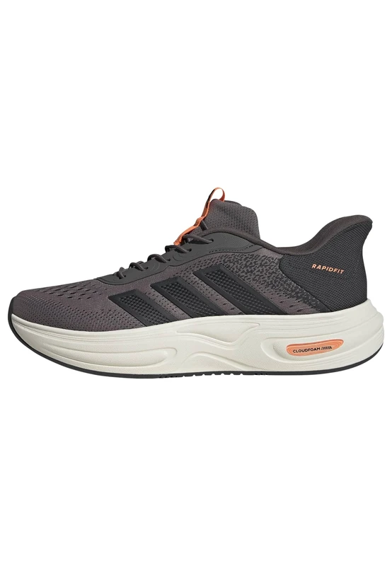 adidas Men's Cloudfoam CUXXION Shoes, Charcoal/Carbon/Lucid Orange, 8 UK