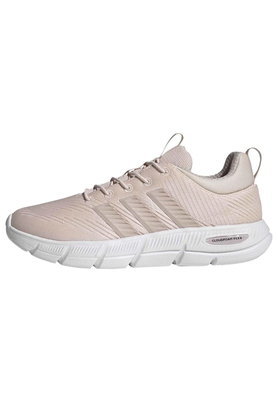 adidas Women's Cloudfoam Flex Elastic Laces Shoes, Wonder Quartz/Sandy Pink met./Putty Mauve, 5 UK