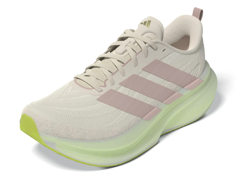 adidas Women's Supernova Glide Running Shoes, Wonder White/Vapour Pink/Ivory, 7.5 UK