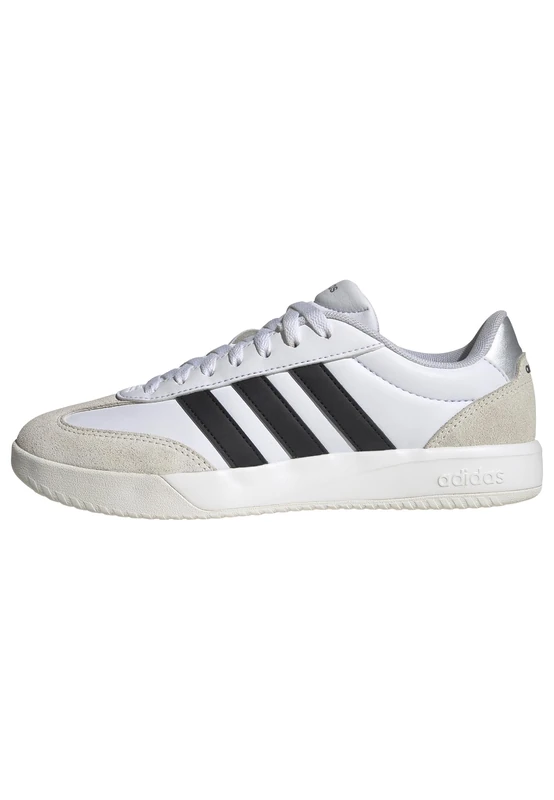 adidas Women's VL Court FC Shoes, FTWR White/core Black/Orbit Grey, 4 UK