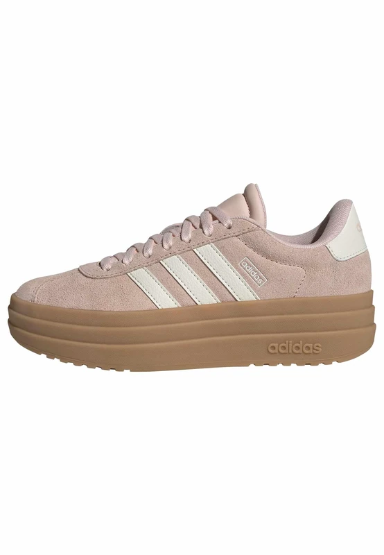 adidas Unisex Kids VL Court Bold Shoes Junior, Blush Pink/Off White/Gum 3, 3.5 UK