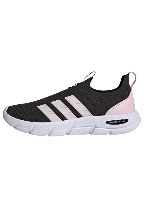 adidas Women's Cloudfoam Flex Sock Shoes, core Black/Almost Pink/Clear Pink, 4.5 UK
