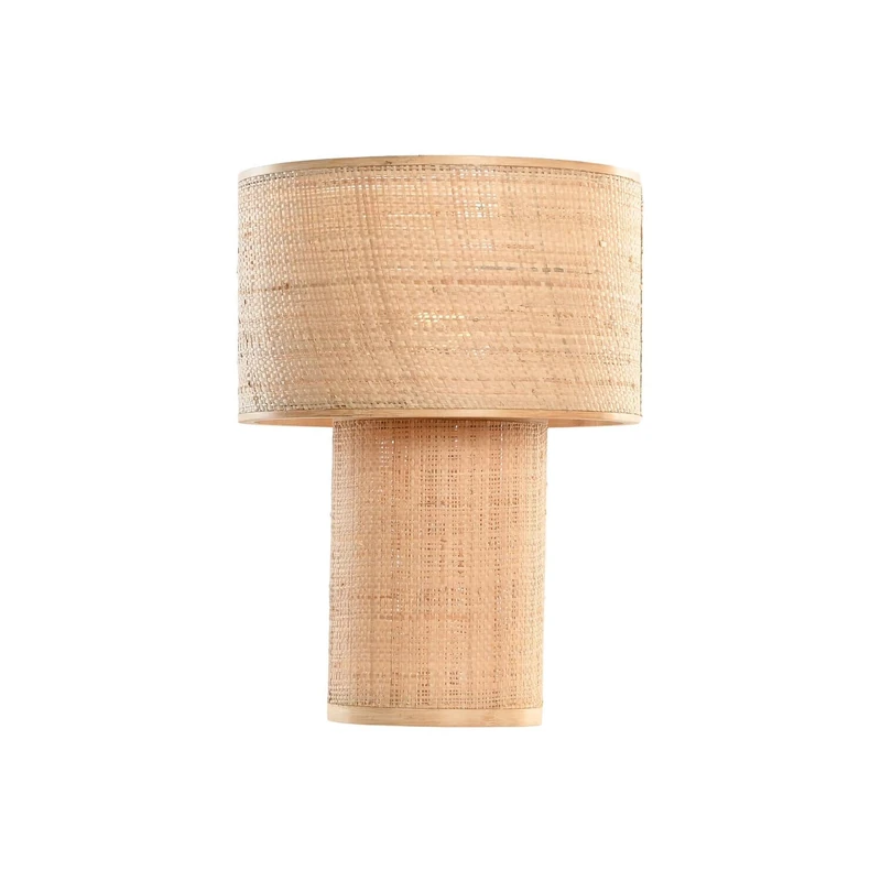 AlexandreHouse SOBREMESA Bamboo Lamp, 28 x 28 x 38 cm, Natural Brown
