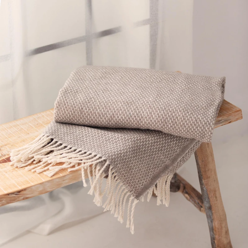 Haze Plaid 130 x 170 cm Brown - Image 1