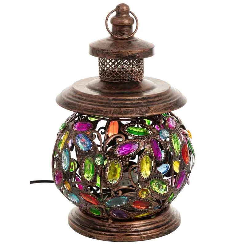 Metal Crystal Acrylic Colour Lamp