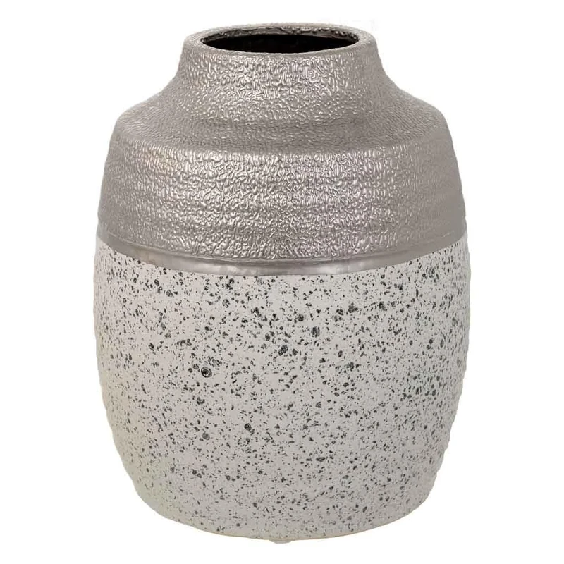 Ceramic Jarron Plata