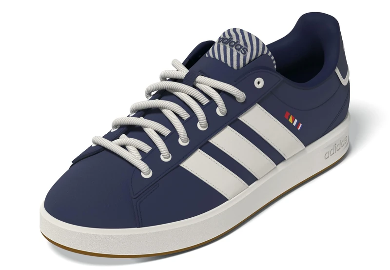 adidas Men's Grand Court 3.0 Shoes, Dark Blue/core white/GUM10, 9 UK