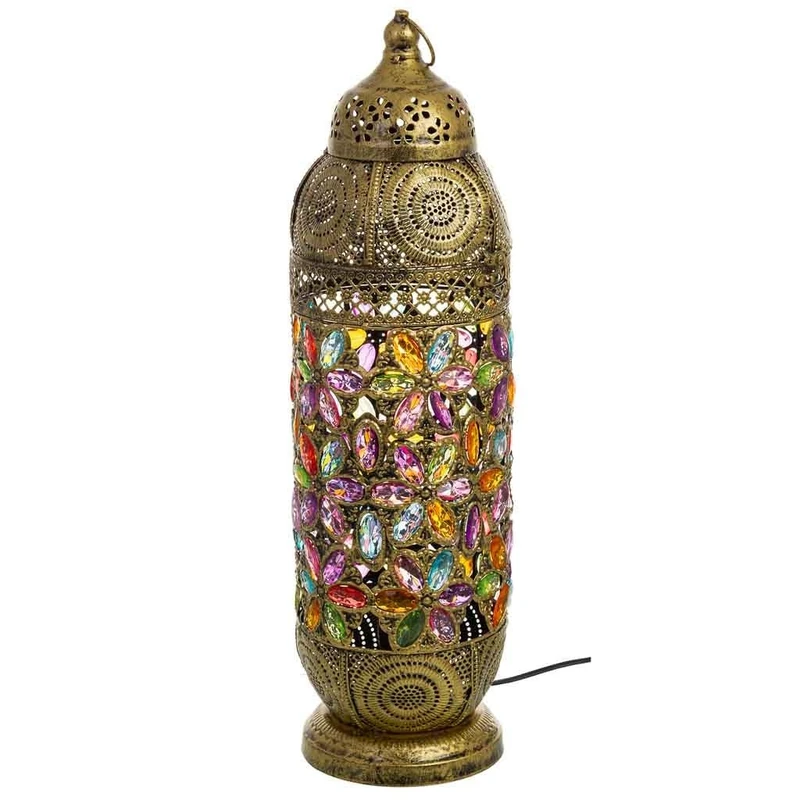 Metal Crystal Acrylic Colour Lamp