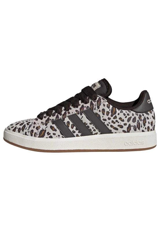 adidas Women's Grand Court Base 00s Shoes, Crystal Linen/Aurora Coffee/core White, 9.5 UK