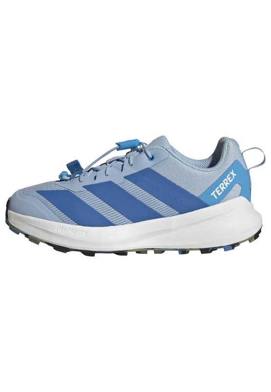 adidas Unisex Kids Terrex Agravic Trail Running Shoes Kids, Glow Blue/ray Blue/Tent Green, 6 UK