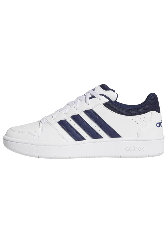 adidas Men's Hoops Classic Shoes, FTWR White/Dark Blue/Orbit Grey, 4 UK