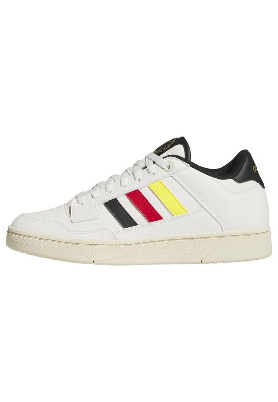adidas Unisex Rapid Court Low, Off White/core Black/Better Scarlet, 4.5 UK